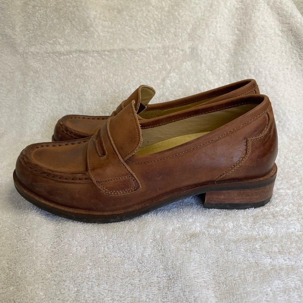 Bussola Nubuck Penny Loafers